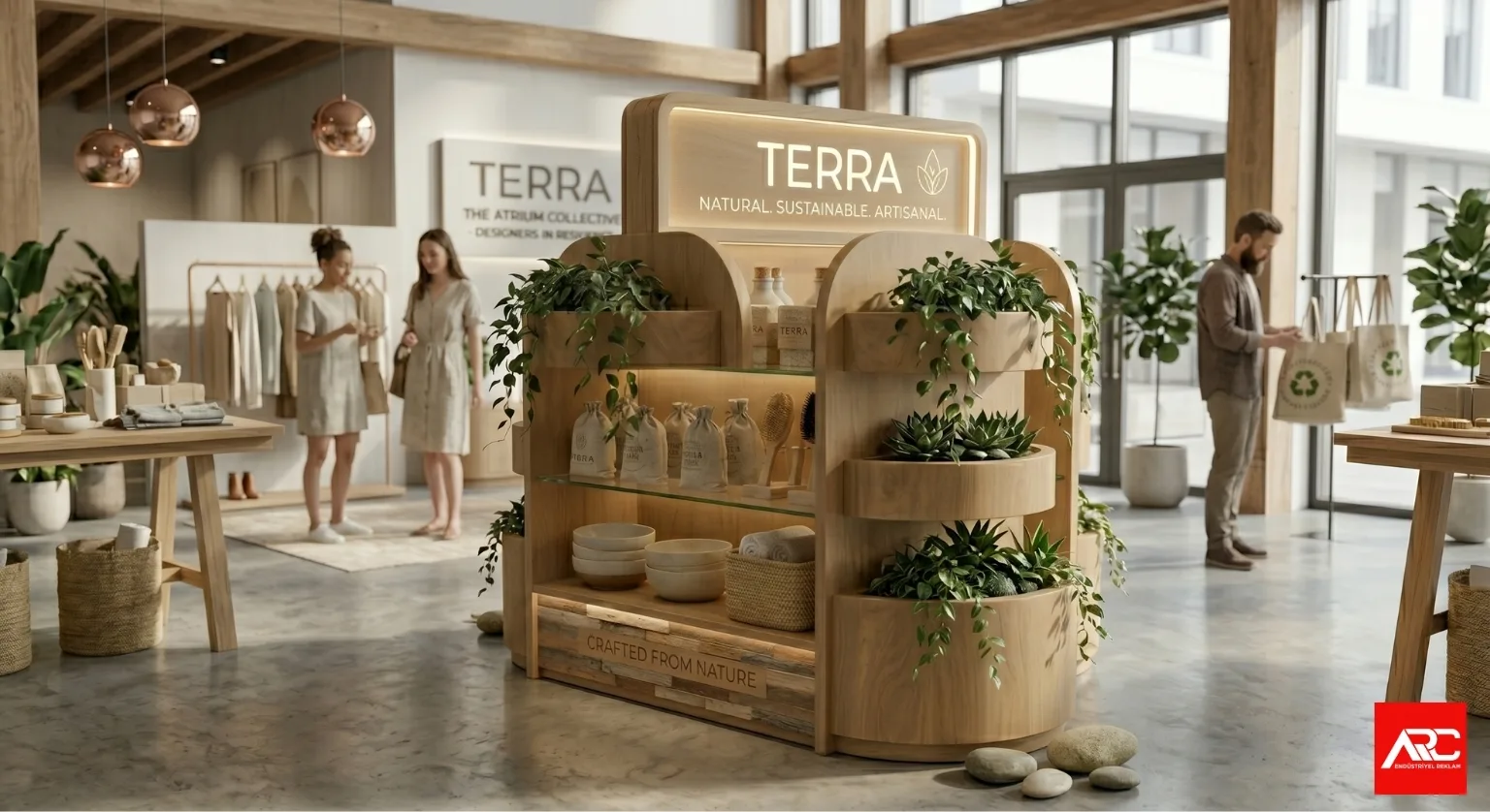 Terra Naturel Urun Teshir Standi — Terra Naturel Ürün Teşhir Standı